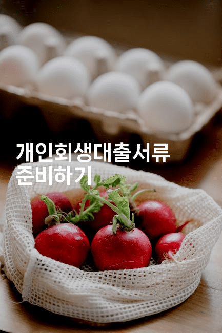 개인회생대출서류 준비하기-미드고