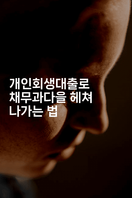 개인회생대출로 채무과다을 헤쳐 나가는 법