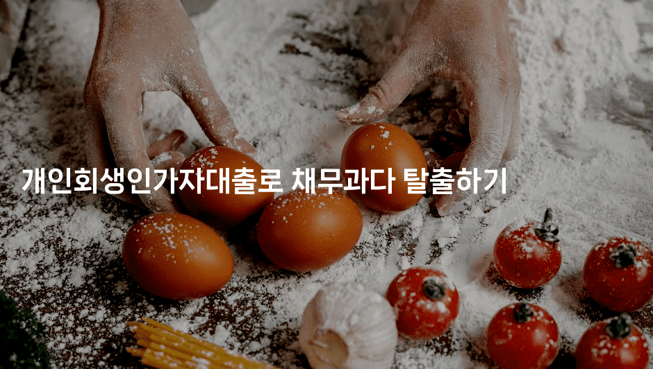 개인회생인가자대출로 채무과다 탈출하기-미드고