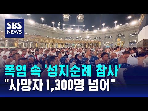 폭염 속 '성지순례 참사'…"사망자 1,300명 넘어" / SBS